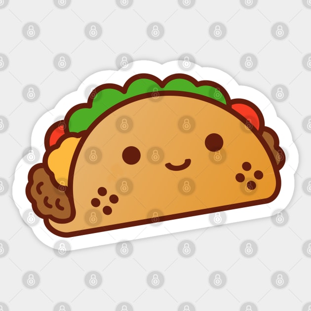 Cute Kawaii Taco Sticker by Daytone